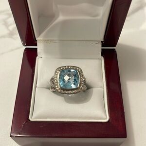 David Yurman Blue Albion ring size 7